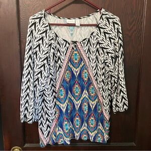 Chicos Blouse Size 2